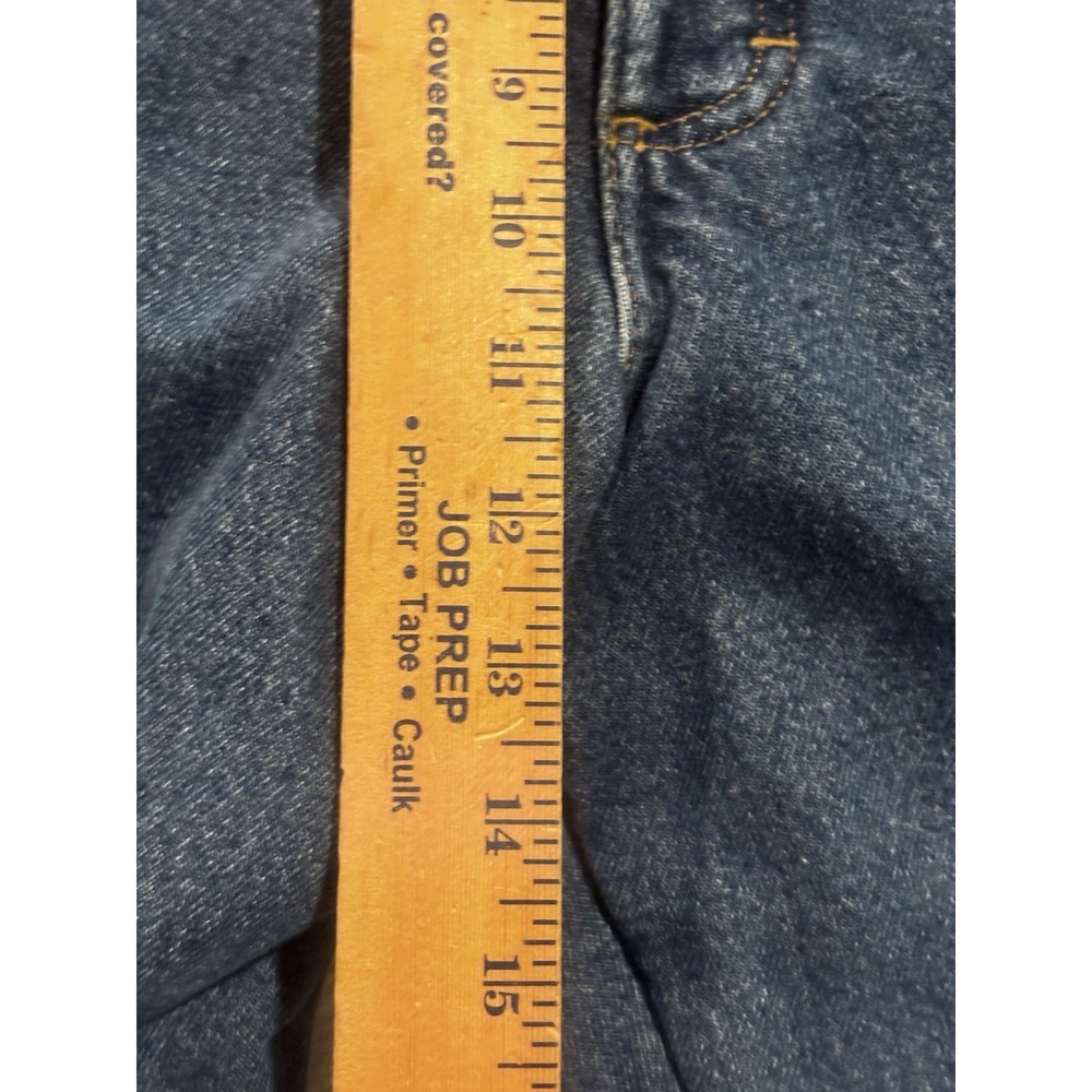 L.L. Bean Fleece Lined‎ Men's 42/29.5 Relaxed Fit Jeans Heavy Duty Denim Raw Hem - Picture 9 of 13